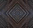 dark wall background, geometric centered rhombus pattern lines 