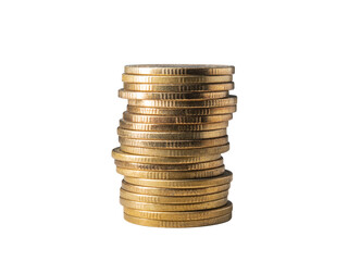a stack of 20 golden coins