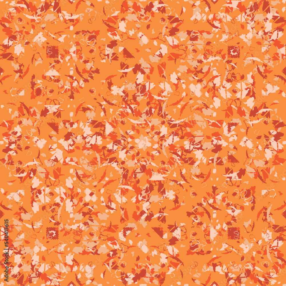 Seamless fractal pattern in vector format for printed fabrics or any ...