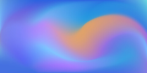 Wall Mural - Abstract blurred gradient mesh background in bright colors. Vector colorful smooth illustrations