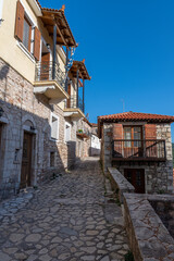 Wall Mural - Dimitsana village paved alleys in Arcadia, Greece