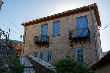 Wall Mural - Mansion of the Bishop of Old Patron, Germanos in Dimitsana village, Arcadia