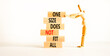 © Dzmitry - One size does not fit all symbol. Concept words One size does not fit all on wooden blocks. Businessman hand. Beautiful white background. One size does not fit all business concept. Copy space.