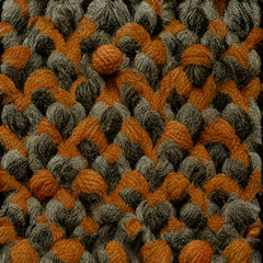 Canvas Print - knitted wool texture