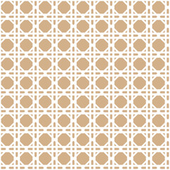 Rattan cane seamless pattern