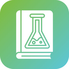 Wall Mural - Chemistry Book Icon Style