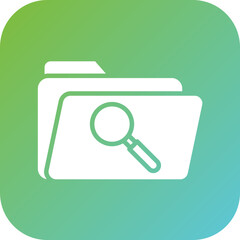 Sticker - Folder Search Icon Style