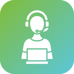 Sticker - Customer Support Icon Style