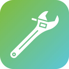 Wall Mural - Wrench Icon Style