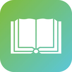 Sticker - Open Book Icon Style