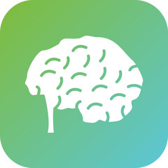 Poster - Brain Icon Style