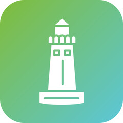 Sticker - Lighthouse Icon Style