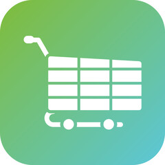 Poster - Shopping Cart Icon Style