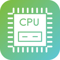 Sticker - Cpu Icon Style