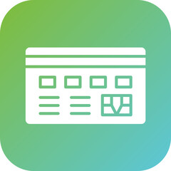 Sticker - Credit Card Icon Style