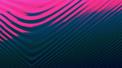 Abstract animation digital graphic of colorful wavy lines form into geometric pattern are flowing in motion on the background. Dynamic background, and futuristic colorful wave gradient design concept.