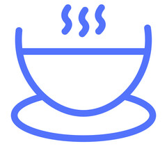 Wall Mural - mug pause line icon