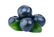 Blueberry isolated on transparent png