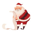 © Gstudio - santa claus reading gifts list
