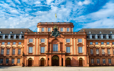 Sticker - Baroque Palace in Mannheim - Baden-Wuerttemberg State of Germany