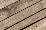Fototapeta Pomosty - drewniany pomost - widok z góry