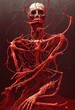 Deformed Body Horror Halloween Blood and Gore - Digital Art, 3D render, Concept Art