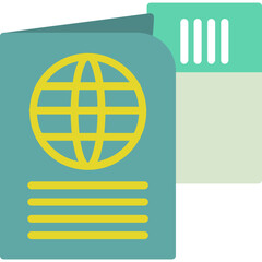 Sticker - Passport Icon