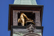 Detail in the Zytglogge clock tower in Bern. Switzerland, Europe