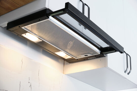 extractor hood for air in the kitchen