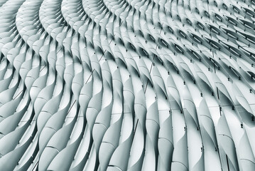 Poster - Exterior of modern architecture. Building abstract background pattern
