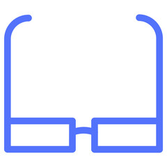 Sticker - sunglasses line icon