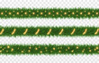 Vector green tinsel png. Christmas tree decorations. Spruce branches png, pine, spruce. Christmas garland, wreath.