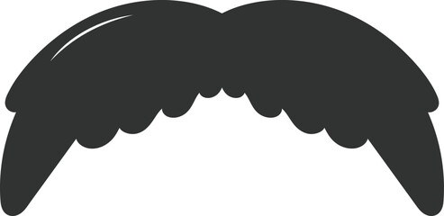 Canvas Print - Photo Booth Retro mustache flat icon