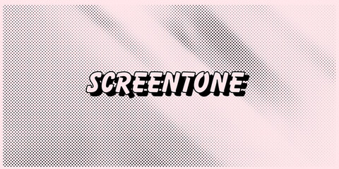 Screentone or halftone background for comics and manga design. 