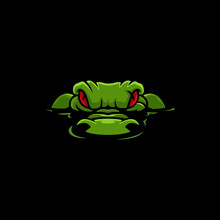 Crocodile Alligator Icon Logo Design Template