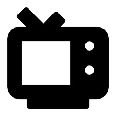 Wall Mural - Tv Vector Icon