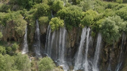 Wall Mural - Girlevik Waterfalls in Erzincan district, Turkey.