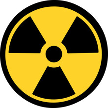Radiation Symbol. Vector Radioactivity Alert