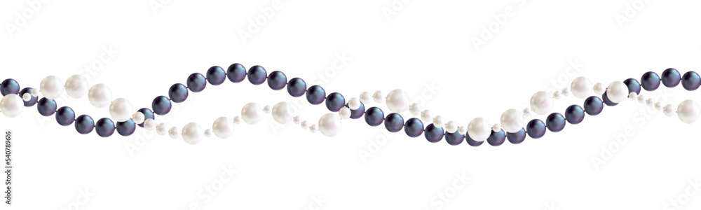 Pearl. White background. Abstract vector illustration. Seamless pattern ...
