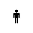 © OLIVEIA - Man icon vector illustration. male sign and symbol. human symbol