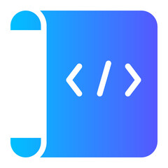 coding gradient icon