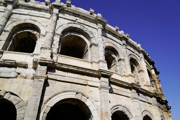 Wall Mural - Nimes city arene France ancient Roman Arena