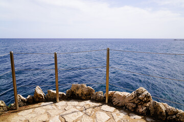 Wall Mural - mediterranean sea in summer south Antibes France southeast