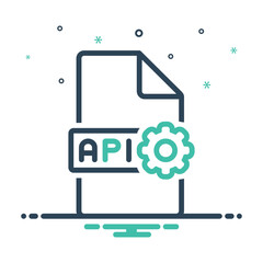 Mix icon for api software