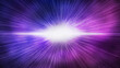 Big bang effect on bright purple blue galaxy sky, horizontal background