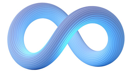Fototapete - Infinite symbol community connection of metaverse world global network technology system and abstract loop sign element on innovation digital communication. Transparent background. 