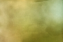 Abstract Vintage Green Gold Grunge Mirror Texture Canvas Pattern Background 