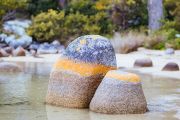 Sticker - Binalong Bay Beach in Tasmania Australia