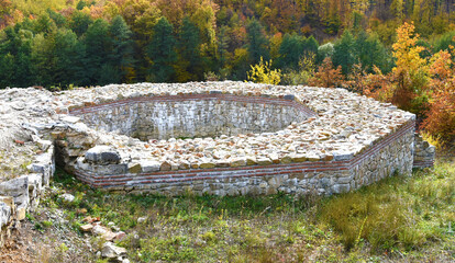 Wall Mural - Archaeological site The Sarkamen Imperial Palace in East Serbia