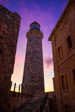 Morro Castle Lighthouse At Sunset